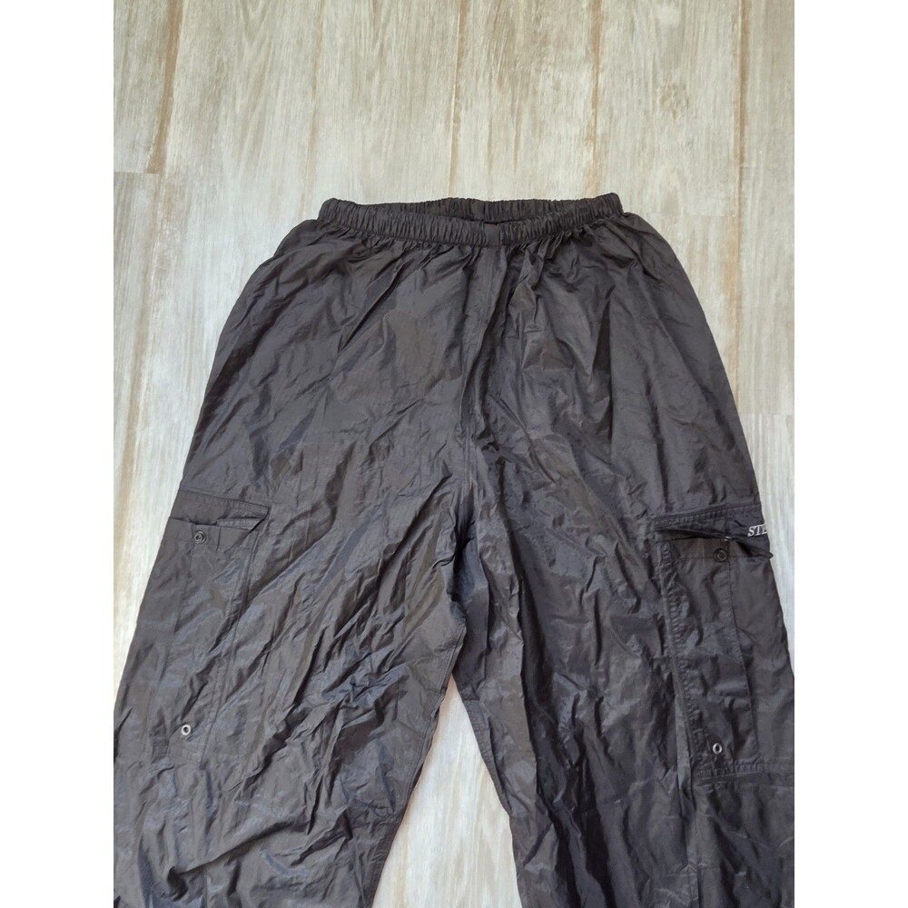 Stearns Dry Wear Black Waterproof Rain Pants Mesh Lined Outdoor Size M GUC - Picture 2 of 12